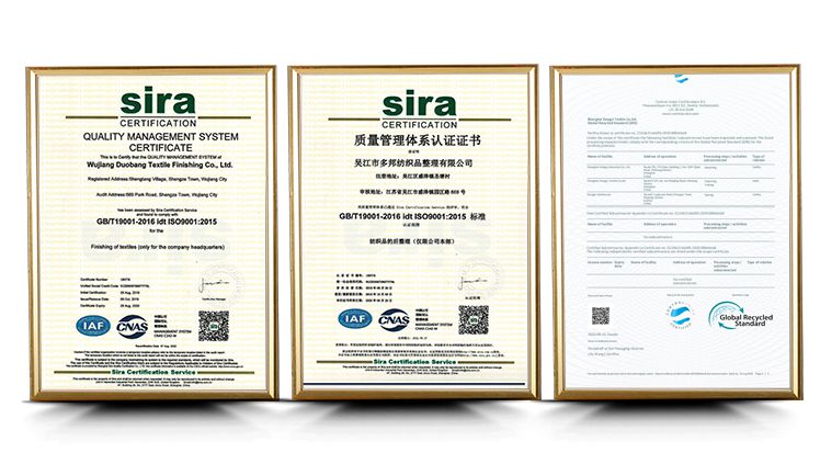 Certificate of Product Series