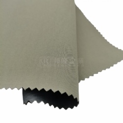 100% Polyester Mechanical weft Stretch Twill 40S*75D T400 with TPU and tricot for outdoor jacket