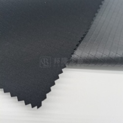 China Supplier 100% Polyester Stretch ripstop stretch with techno-film soft feel downproof